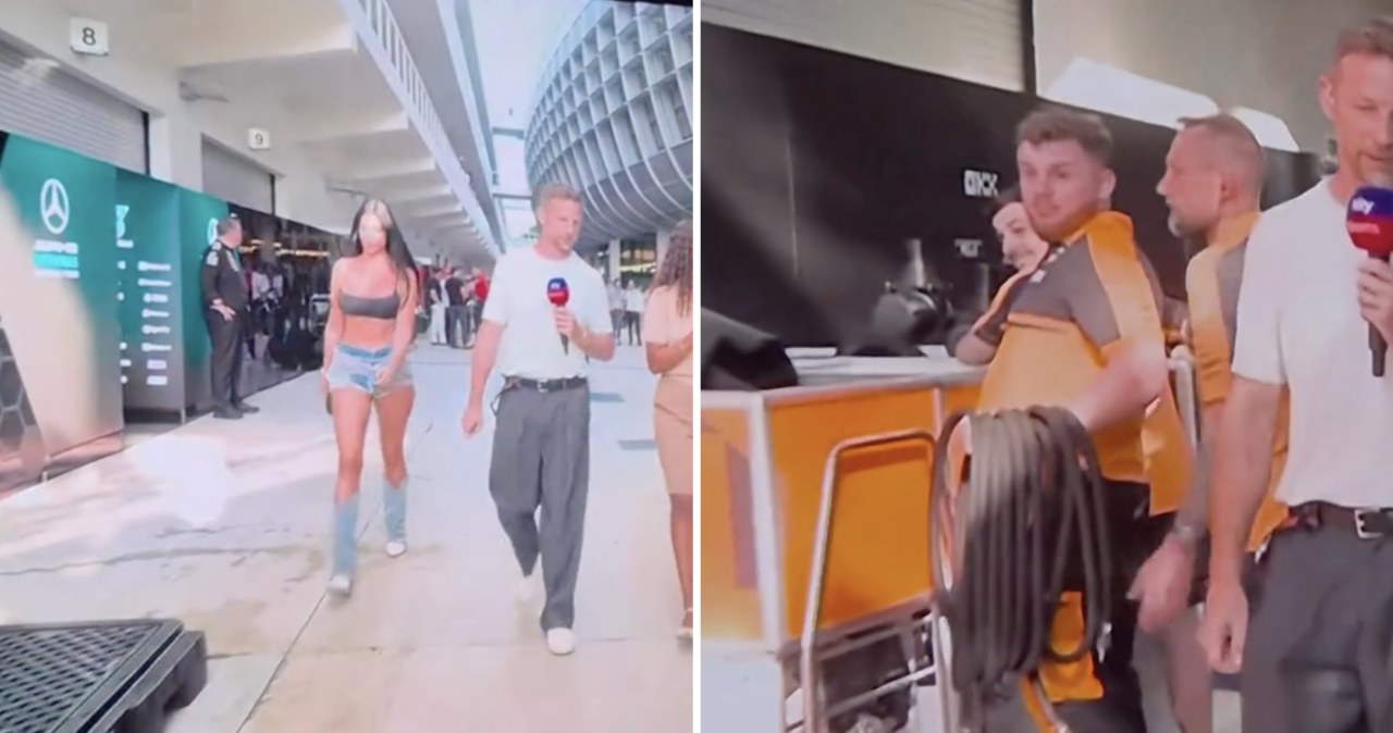 Miss mundialu w padoku F1. Postawiła na odważną stylizację