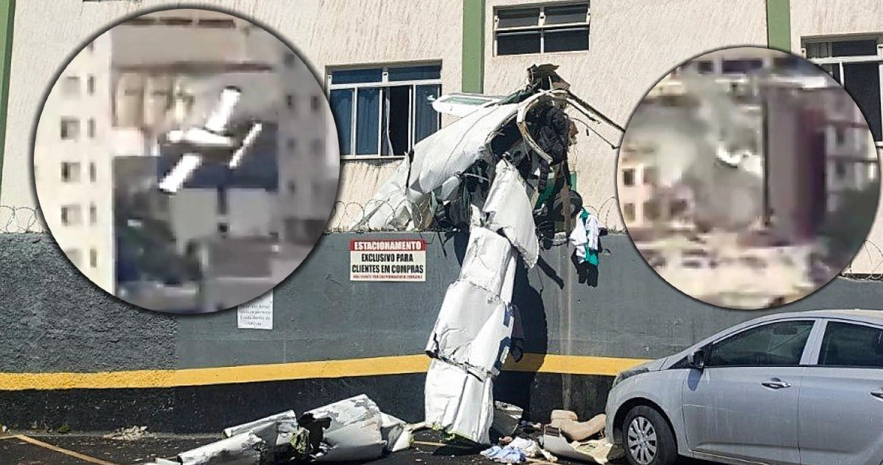 Katastrofa w Brazylii. Przerażające sceny, samolot wbił się w budynek