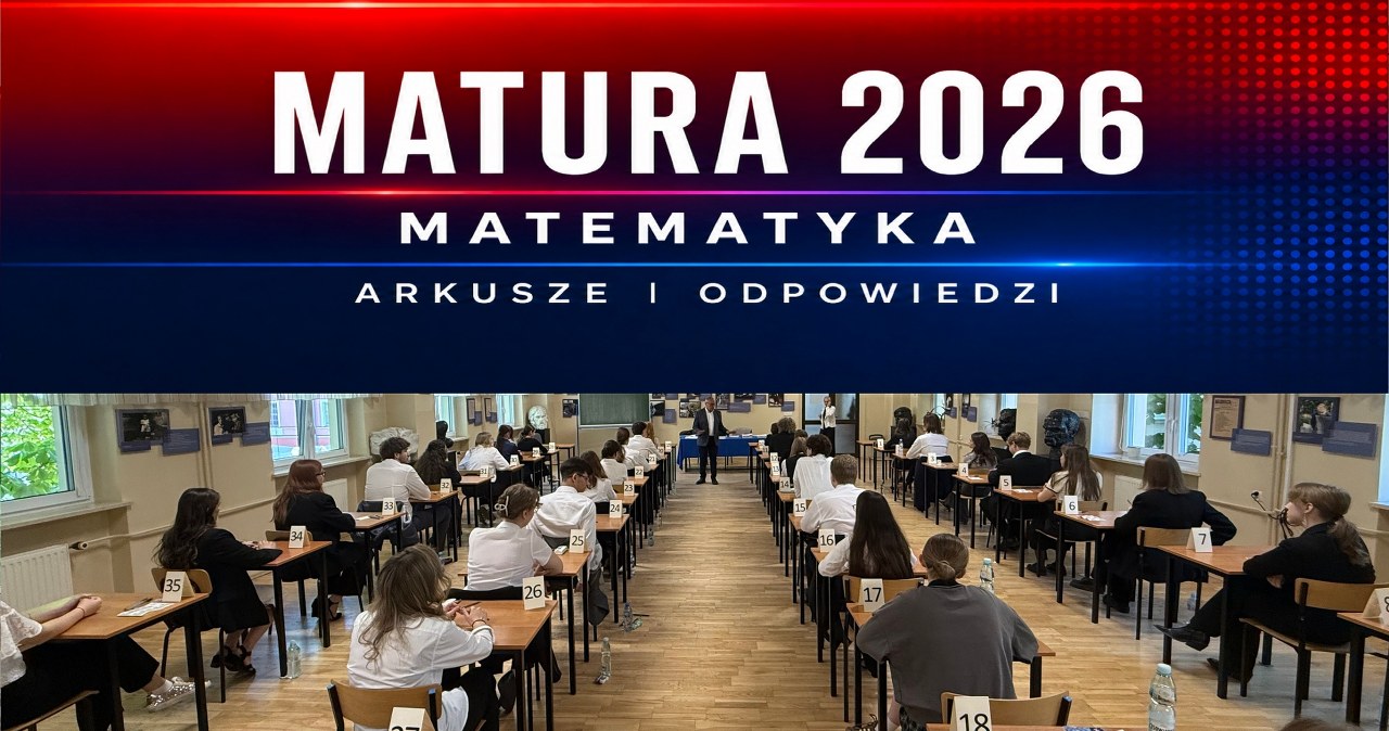 Matura 2026 - matematyka, poziom podstawowy. Arkusz CKE i odpowiedzi
