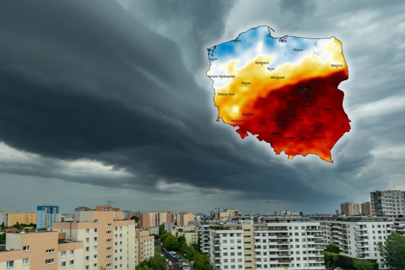 Deszcze od rana, burze po południu. Czeka nas wyraźne załamanie pogody