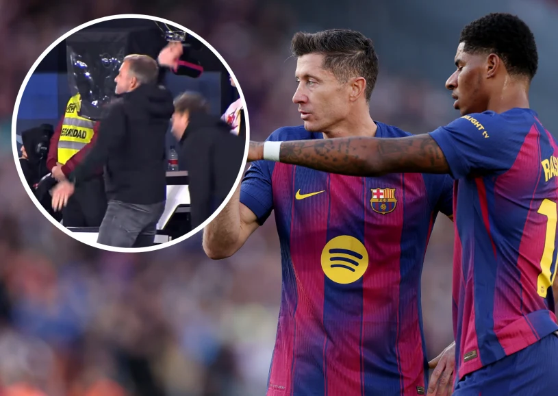 Flick się wściekł, nagrały go kamery. Zaraz taka "odpowiedź" Lewandowskiego