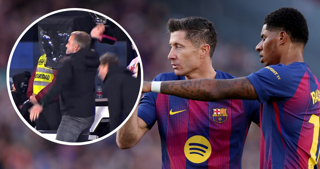 Flick się wściekł, nagrały go kamery. Zaraz taka "odpowiedź" Lewandowskiego