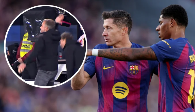 Flick się wściekł, nagrały go kamery. Zaraz taka "odpowiedź" Lewandowskiego