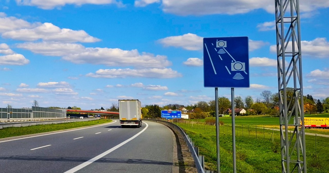 Nowy odcinkowy pomiar prędkości na A4. Można się zapomnieć, bo ma 15 km