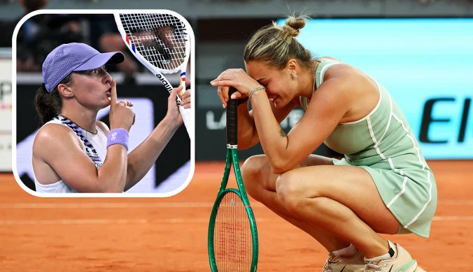 6:1, 1:6, 6:1. Świątek przykładem "szaleństwa". Sabalenka wskazała powód