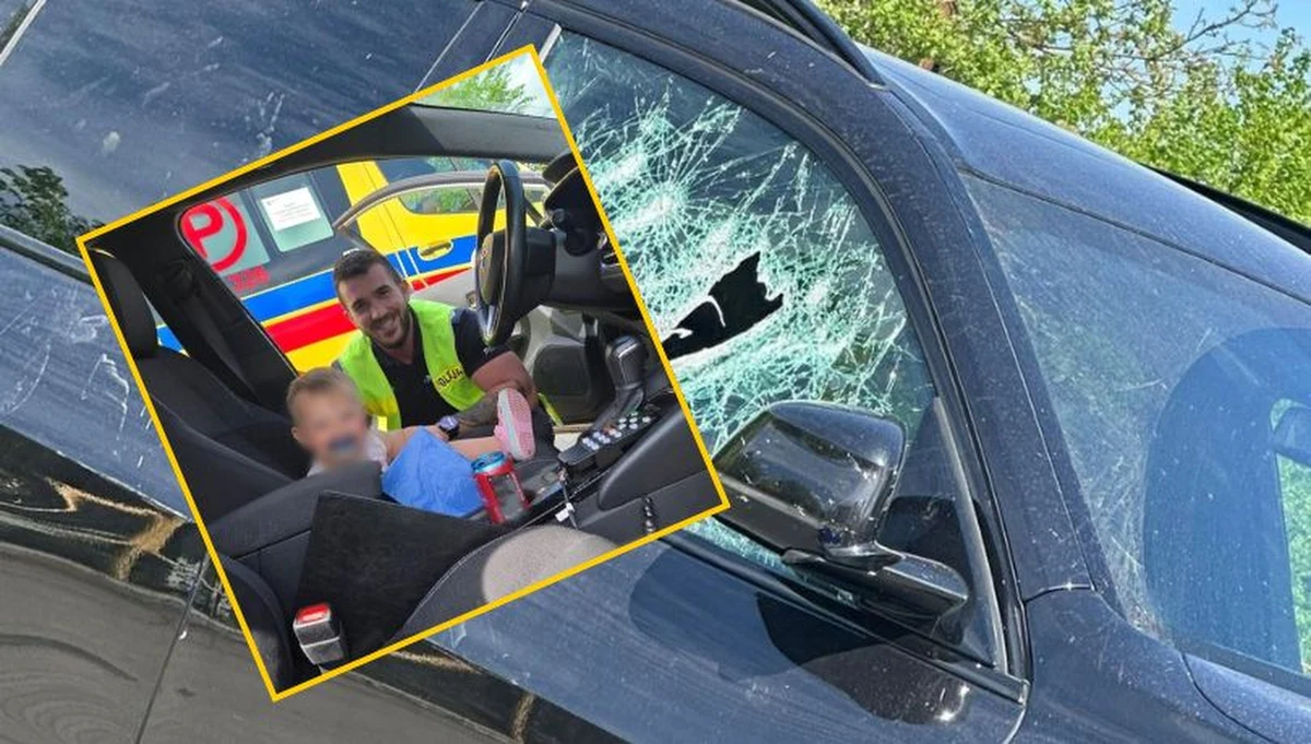 Na parkingu w Orzeszu (woj. śląskie) doszło do niebezpiecznej sytuacji. Policjanci musieli wybić szybę w samochodzie, by wydostać 1,5-roczną dziewczynkę, która została zamknięta w aucie przez swoją matkę. Na szczęście szybka reakcja służb zapobiegła tragedii.