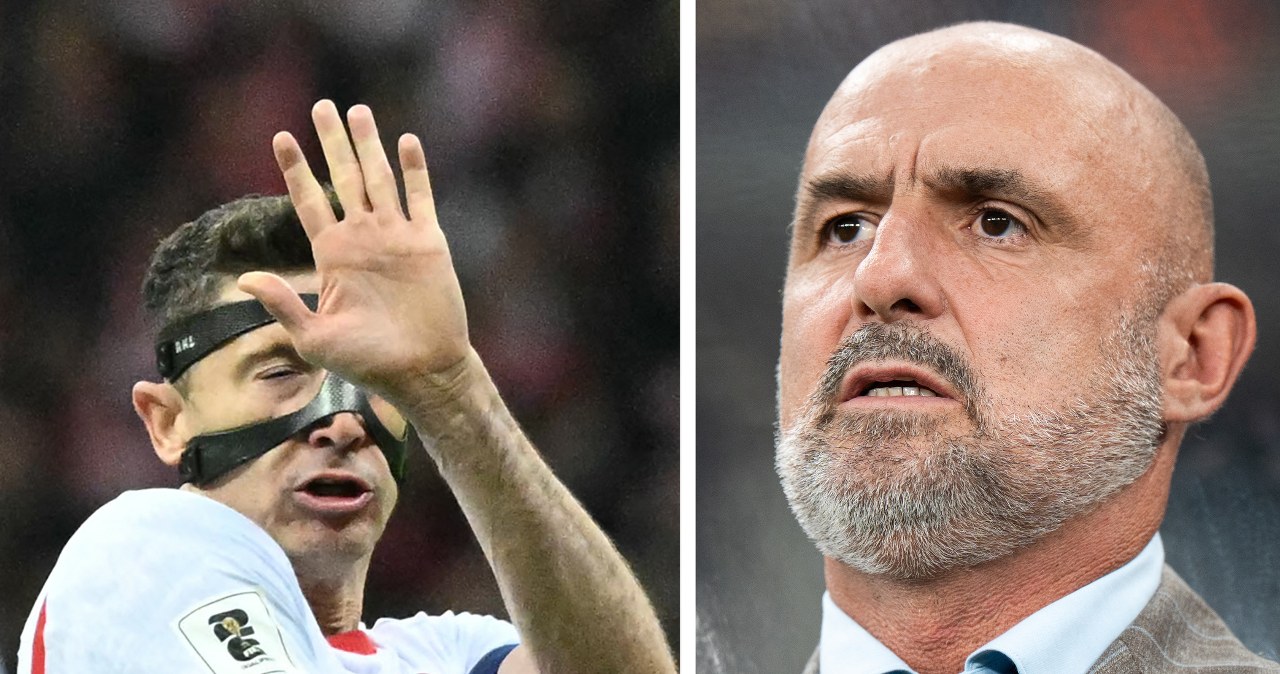 Probierz zaczął mówić o Lewandowskim. Znienacka. Salwa śmiechu na sali