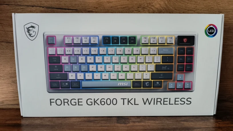 MSI Forge GK600 TKL Wireless: Nowy król opłacalności z ekranem LCD