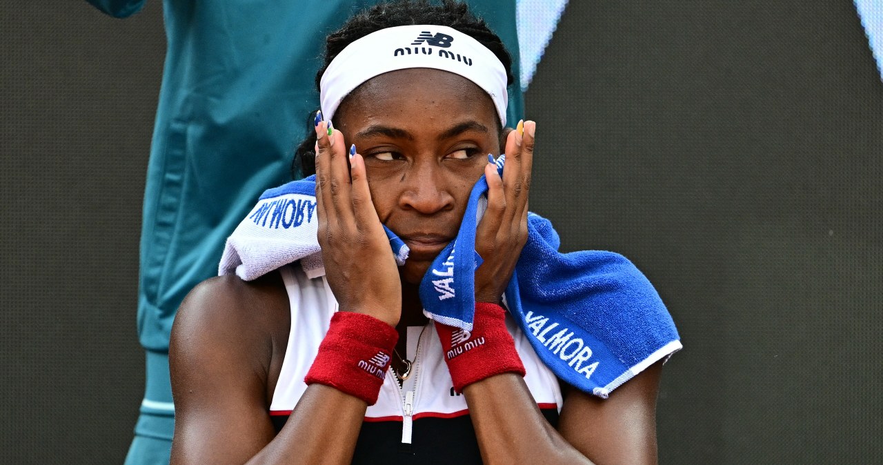 Było 0:3 Gauff w trzecim secie w Rzymie. Koniec nastąpił 28 minut później