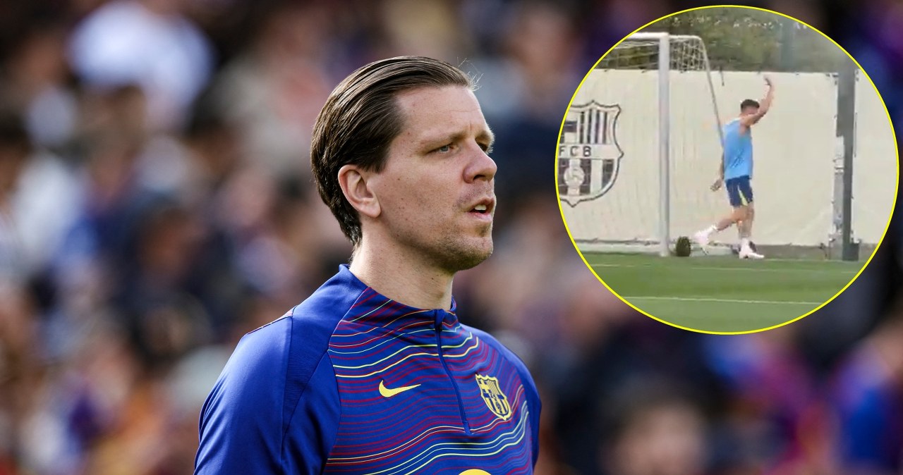 Nieoczekiwany widok w Barcelonie, Lewy nie wytrzymał. To zrobił Szczęsny