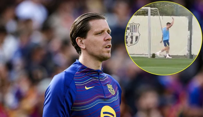 Nieoczekiwany widok w Barcelonie, Lewy nie wytrzymał. To zrobił Szczęsny