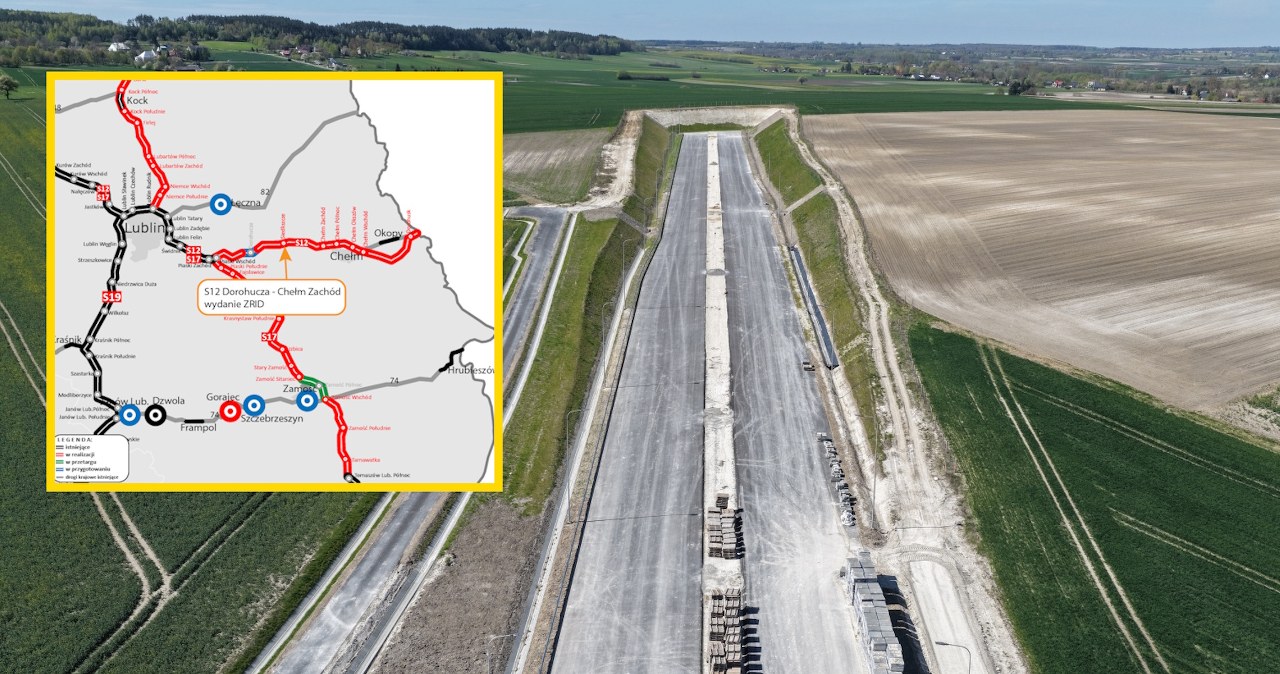 Jest zgoda na budową kolejnego fragmentu drogi S12. Będzie miał 22 km