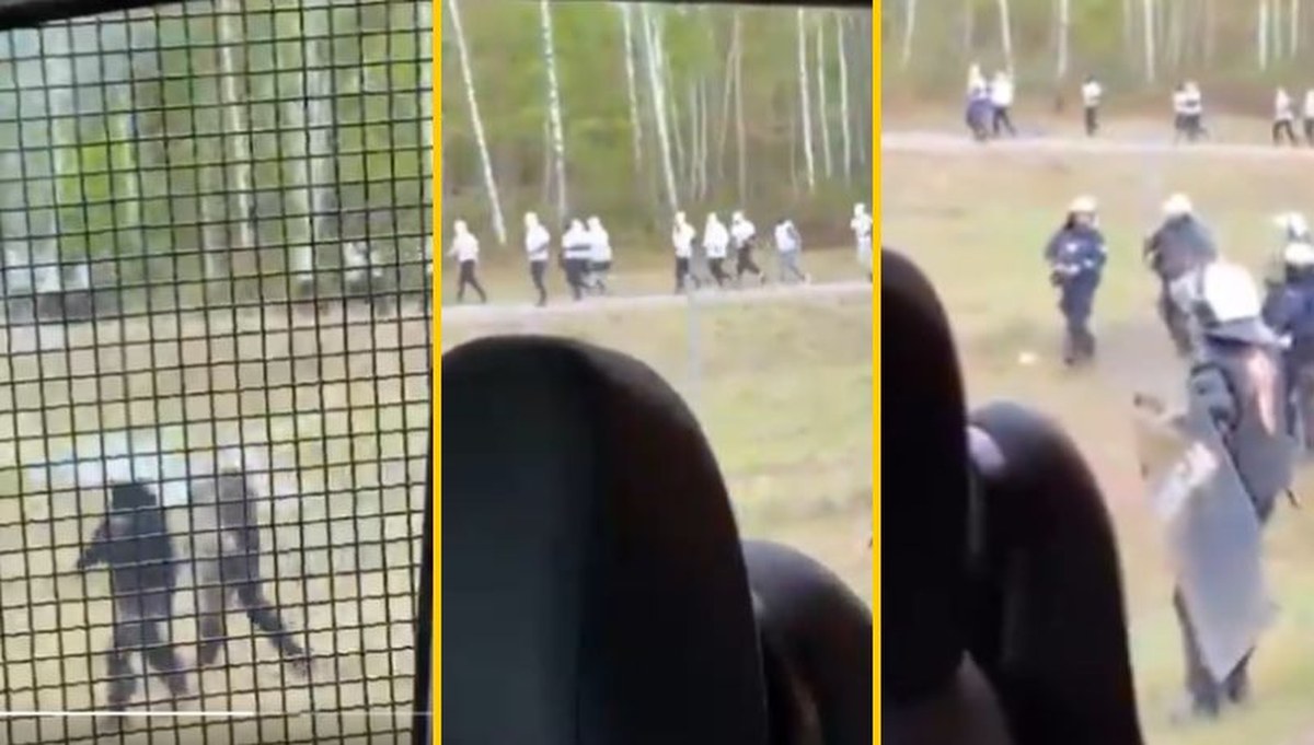 Ustawka przed meczem Jagiellonii z Pogonią. Pseudokibice szykowali się do ataku