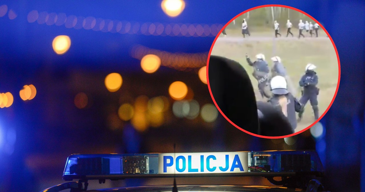 Policja w akcji przed meczem. Pseudokibice planowali atak, jest nagranie