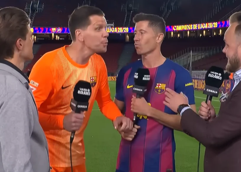 Szczęsny zaskoczył Lewego. "Ogłosił" jego przyszłość. "Nie zaprzeczył"