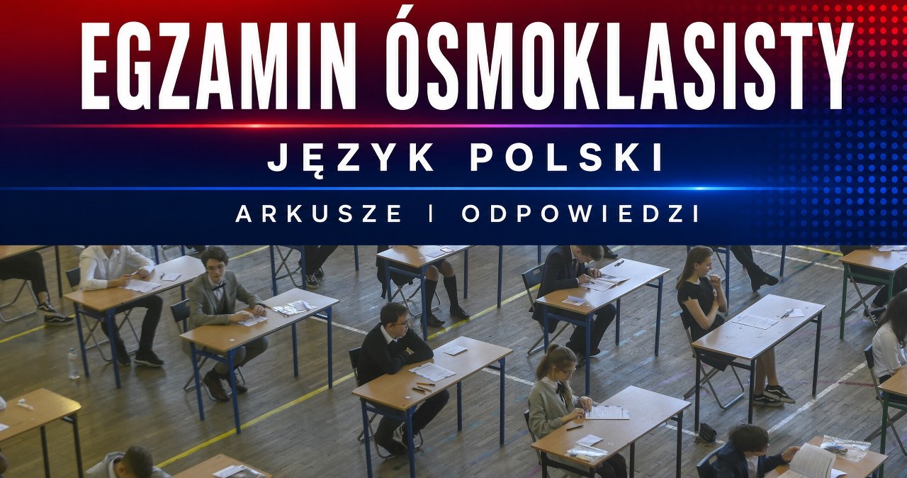 Egzamin ósmoklasisty 2026, język polski. Arkusz CKE i odpowiedzi