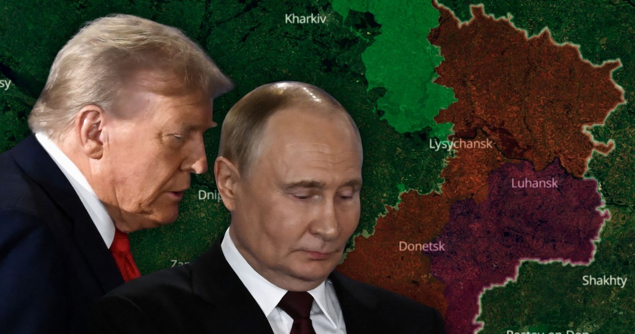Plany Rosji w sprawie Donbasu, mówią o "duchu Anchorage". Trump zabrał głos