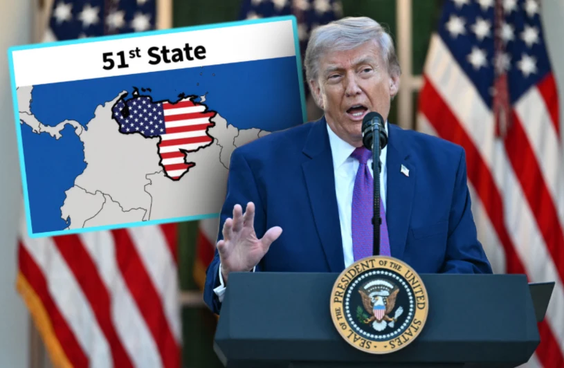 Trump nie ustąpił ws. Wenezueli. Pokazał wymowną mapę