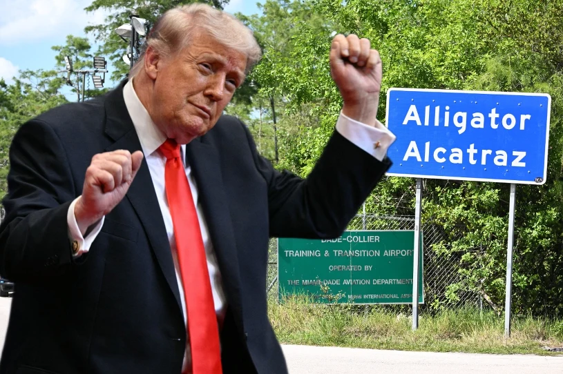 Projekt Trumpa chyli się ku upadkowi. To już koniec "Alligator Alcatraz"?