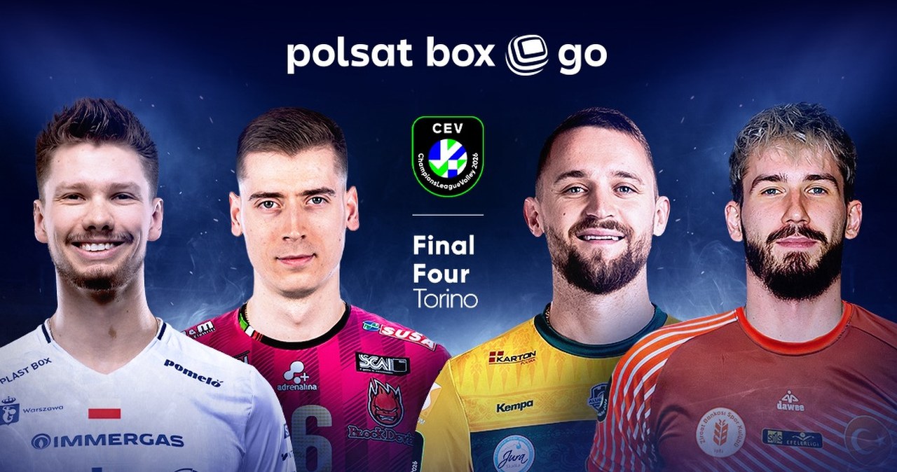 Final Four Ligi Mistrzów siatkarzy w Polsat Box Go z dodatkowymi funkcjami dzięki AI