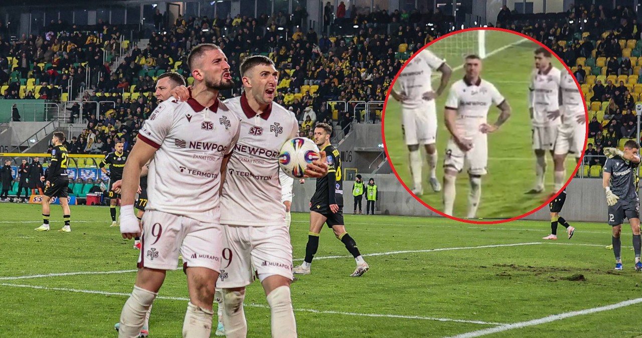 Sceny po meczu Ekstraklasy. Piłkarz Widzewa nie wytrzymał. Jest nagranie
