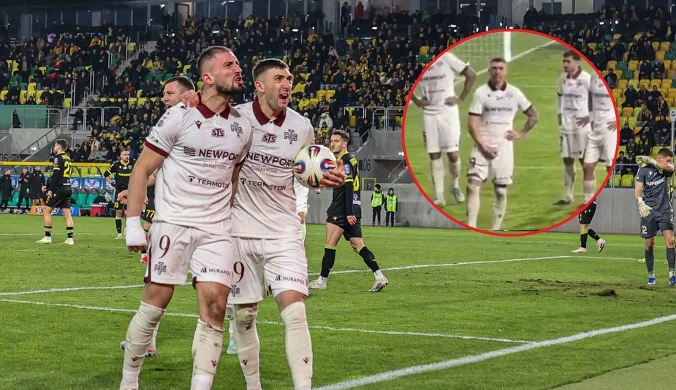 Sceny po meczu Ekstraklasy. Piłkarz Widzewa nie wytrzymał. Jest nagranie