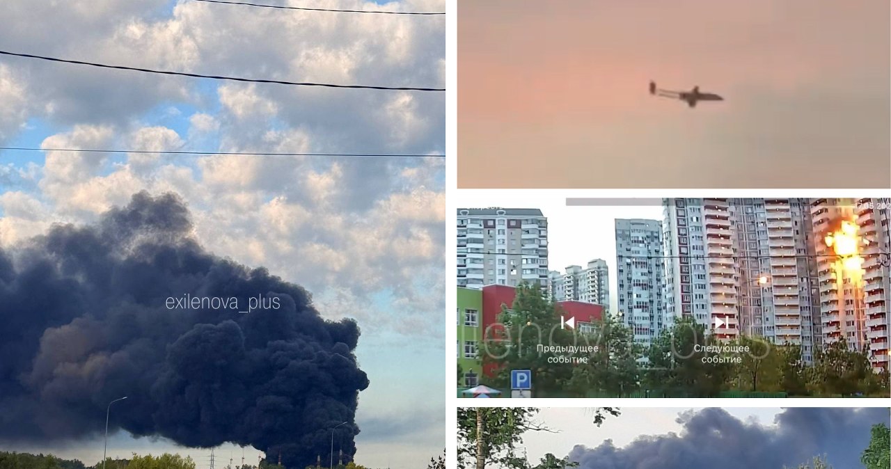 Rosja. Rój dronów w okolicach Moskwy. Zginęły trzy osoby Rosja. Rój dronów w okolicach Moskwy. Zginęły trzy osoby
