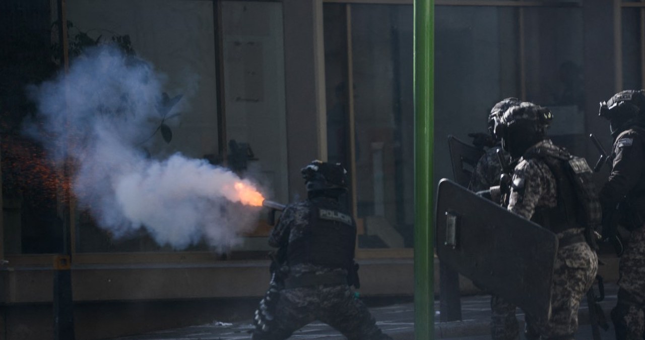 Zamieszki w Boliwii. Służby użyły gazu łzawiącego, zatrzymano 57 osób