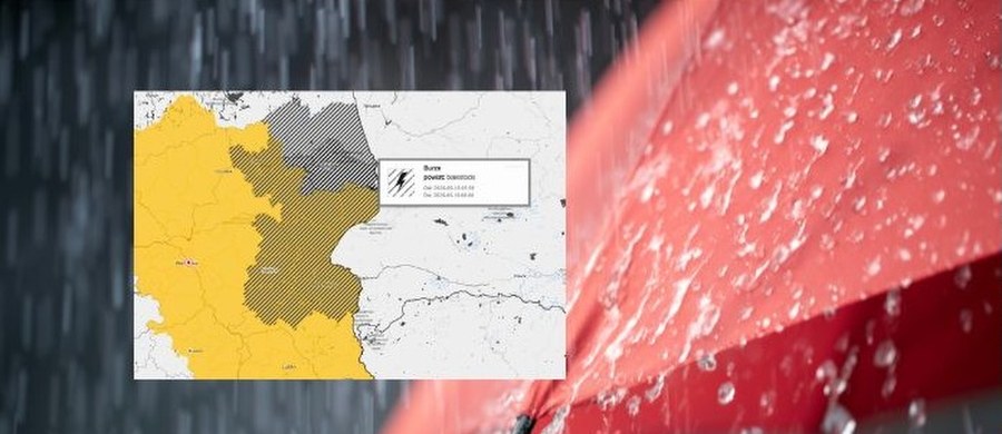 To może być burzowy poniedziałek. IMGW wydał ostrzeżenia I stopnia dla sześciu województw. Spodziewane są obfite opady deszczu i silny wiatr, a także grad.