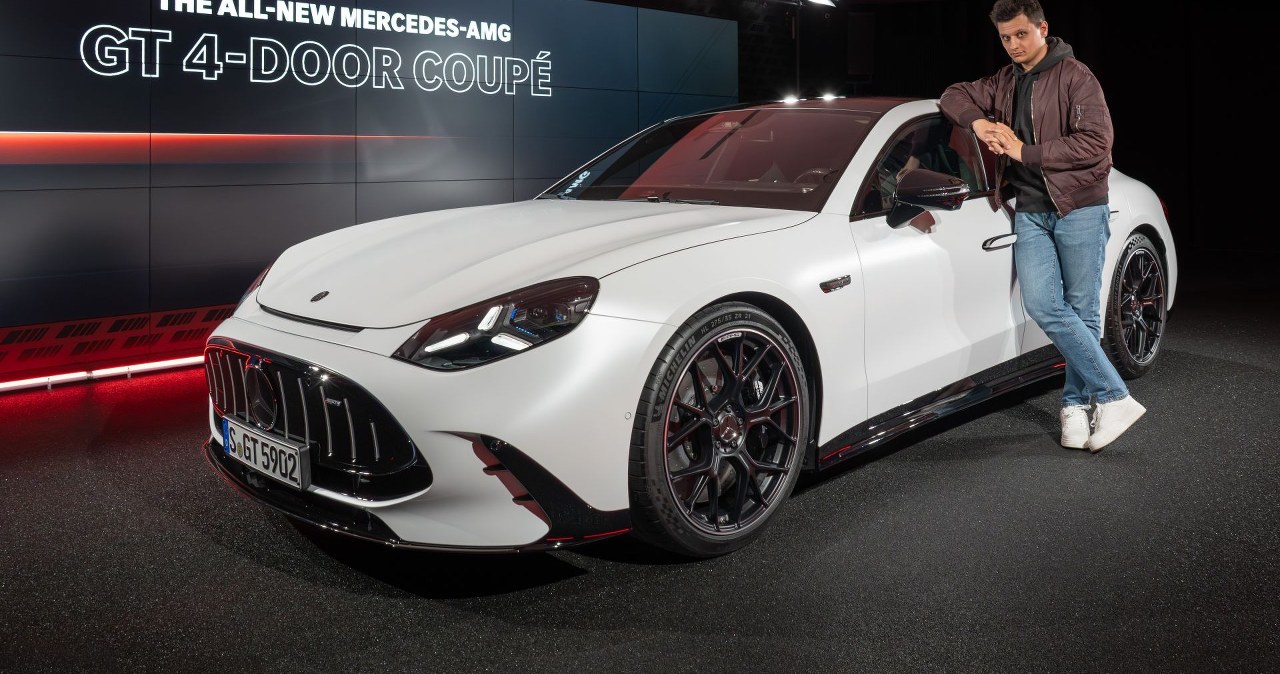 Mercedes-AMG GT 4-Door Coupe to elektryk z V8. 2,5 t masy, setka w 2,4 s