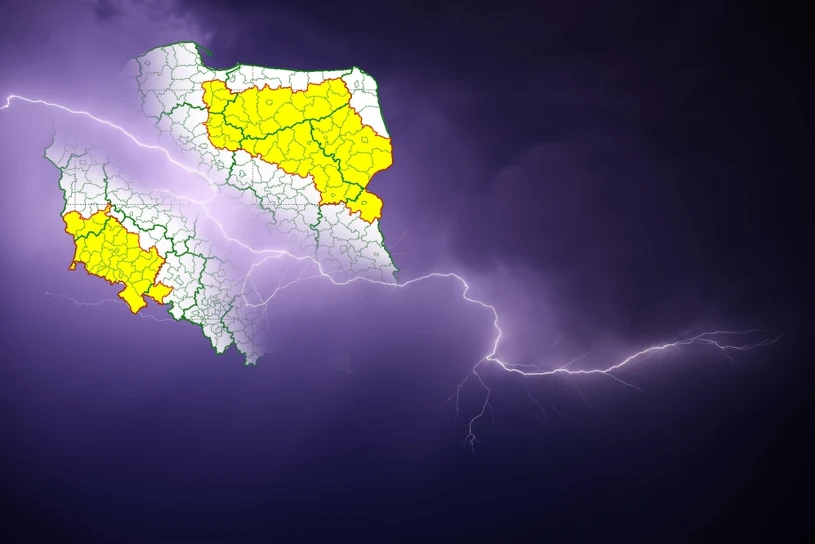 Burzowe chmury praktycznie staną w miejscu. Spadnie sporo wody