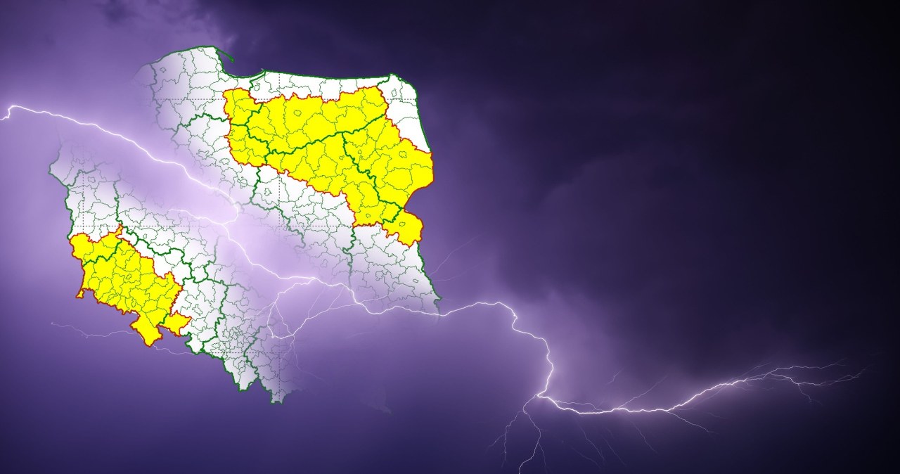 Burzowe chmury praktycznie staną w miejscu. Spadnie sporo wody