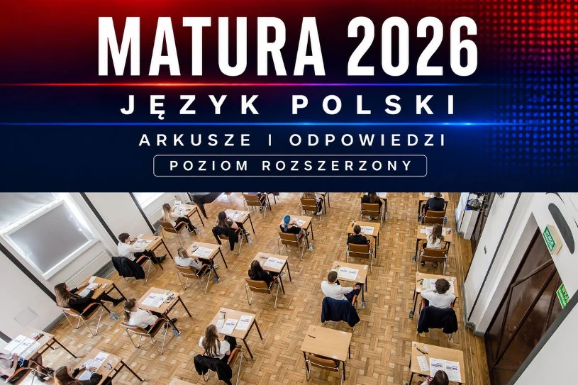 Matura 2026. Język polski, poziom rozszerzony. Tutaj arkusz i odpowiedzi