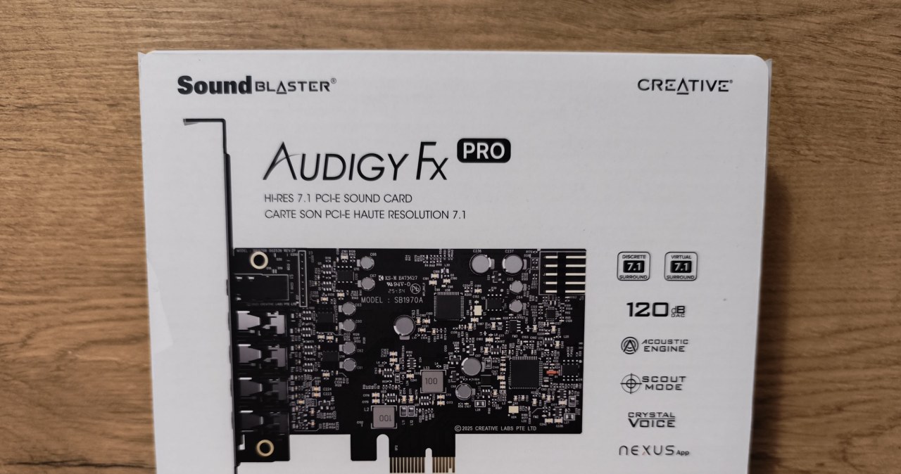 Sound Blaster Audigy FX Pro: czy warto jeszcze kupić kartę dźwiękową PCIe?