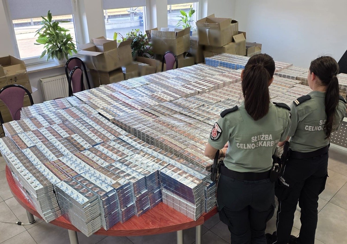 Gigantyczny magazyn białoruskich papierosów zlikwidowany na Lubelszczyźnie