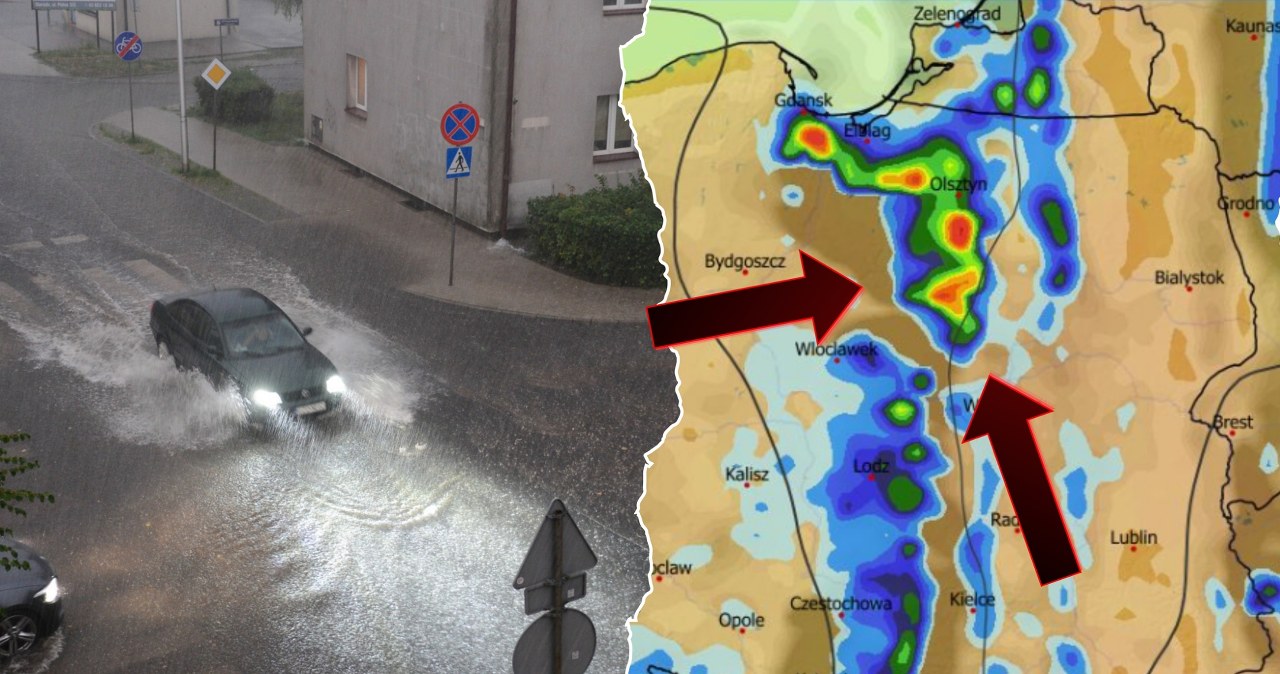 Burze z gradem spadną na Polskę. Specjaliści wskazali zagrożone tereny