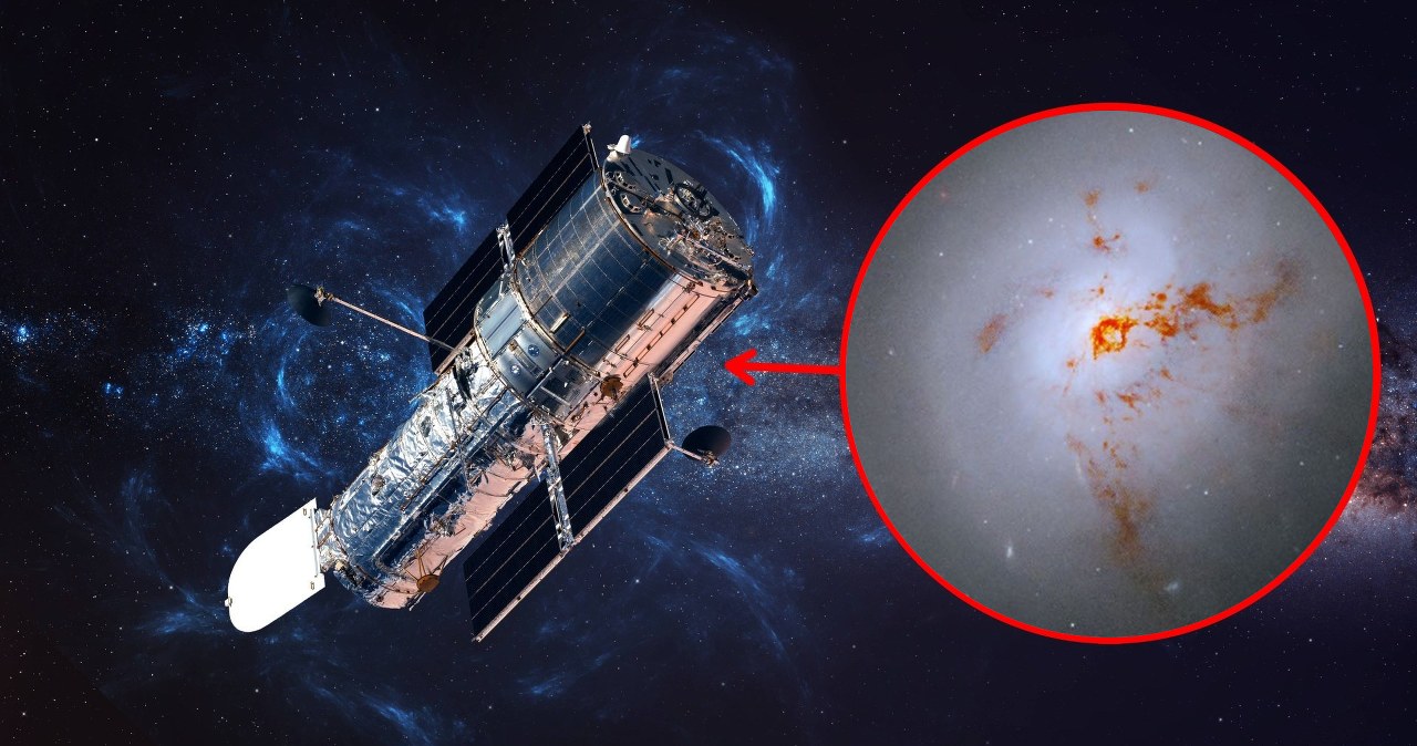 Kosmiczny Teleskop Hubble'a uchwycił niezwykłą galaktykę. Stadium przejściowe