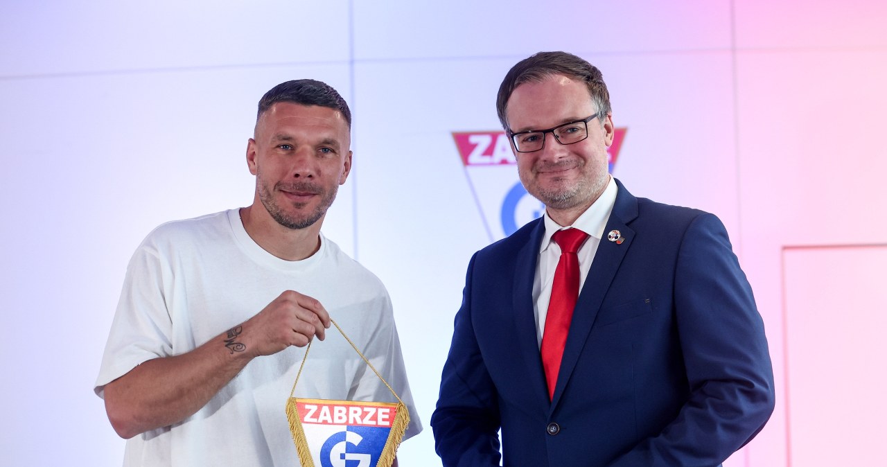 Podolski przejął Górnika. A potem odpowiedział ws. zakończenia kariery