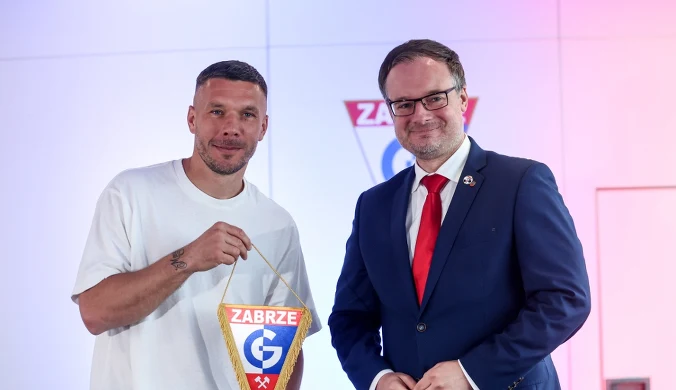 Podolski przejął Górnika. A potem odpowiedział ws. zakończenia kariery