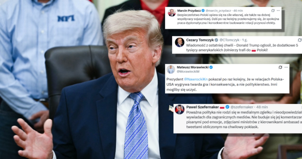 Trump zdecydował: dodatkowi żołnierze USA w Polsce. Komentarze polityków Trump zdecydował: dodatkowi żołnierze USA w Polsce. Komentarze polityków