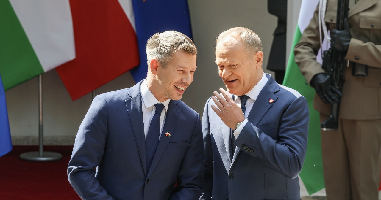 Peter Magyar i Donald Tusk. Jest przełom po wizycie w Polsce