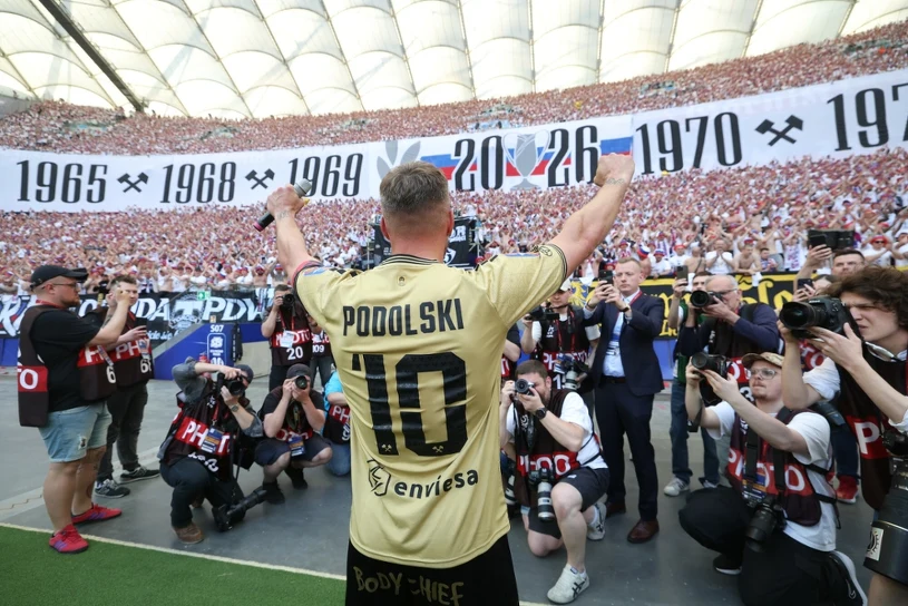 Było 6:0, kiedy Podolski pojawił się na boisku. Górnik wyważył drzwi do Ligi Mistrzów