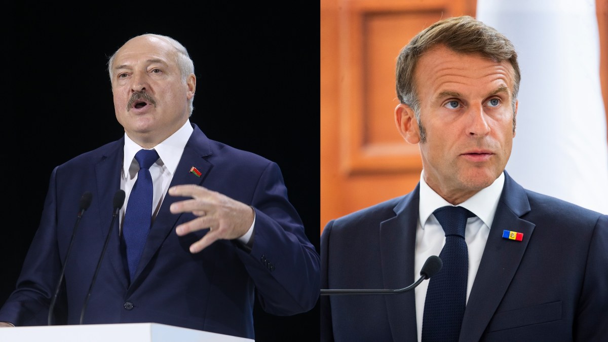 Macron rozmawiał z Łukaszenką. Telefon po długiej przerwie