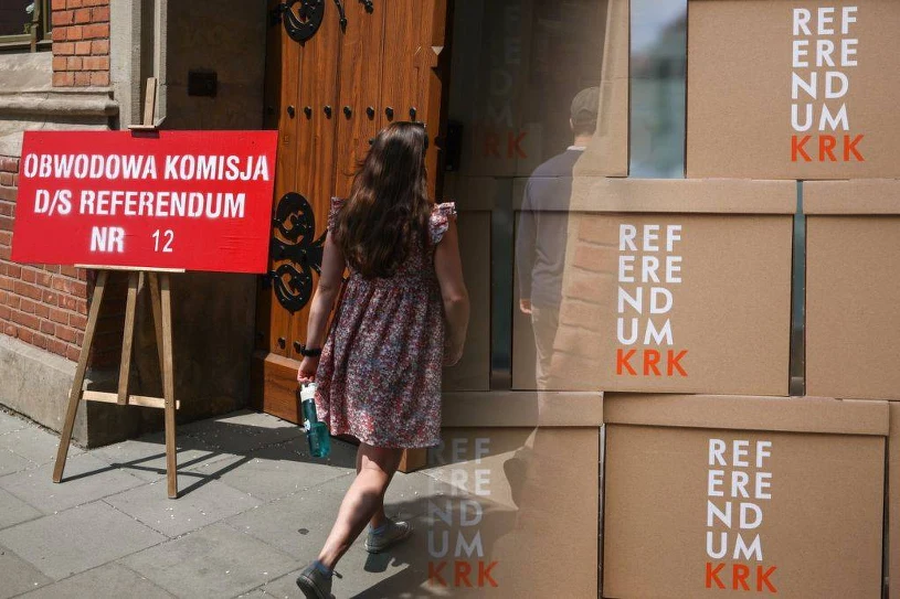 Dlaczego Krakowianie poszli głosować w referendum? Sondaż: Jest jeden główny powód