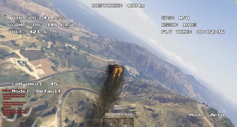 Ukraińskie wojsko trenuje w Grand Theft Auto 5. Mod uczy niszczyć drony