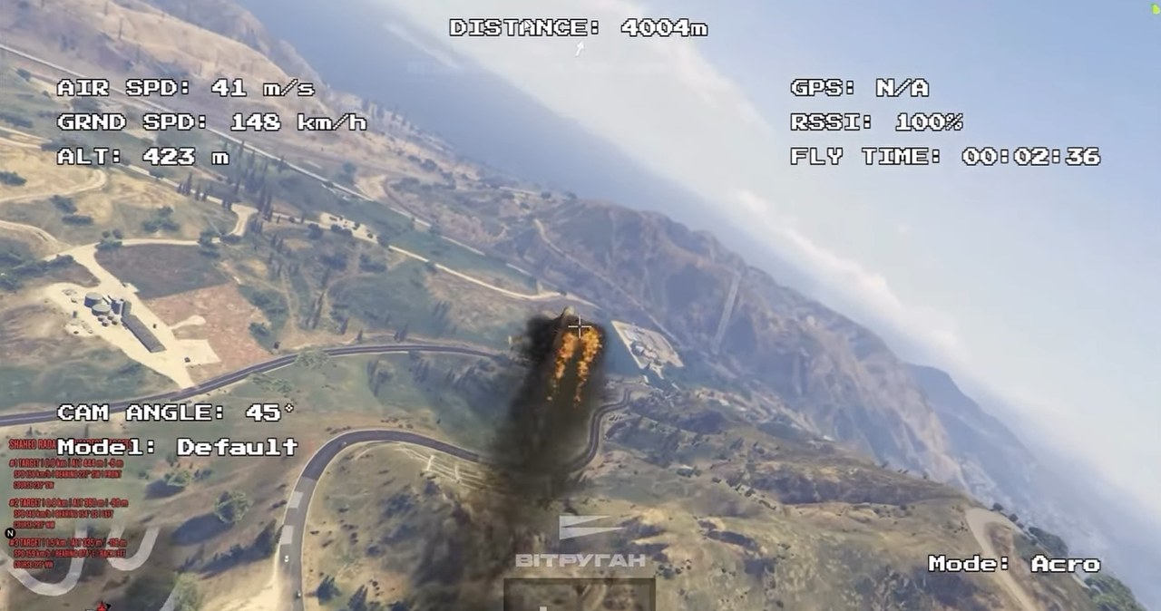 Ukraińskie wojsko trenuje w Grand Theft Auto 5. Mod uczy niszczyć drony