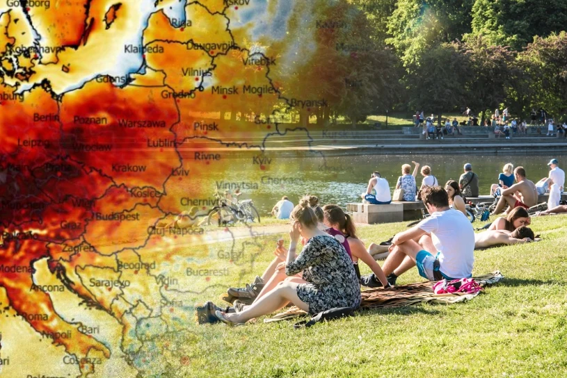 Nieco odsuniemy się od upału. Różnica większa niż w niedzielę