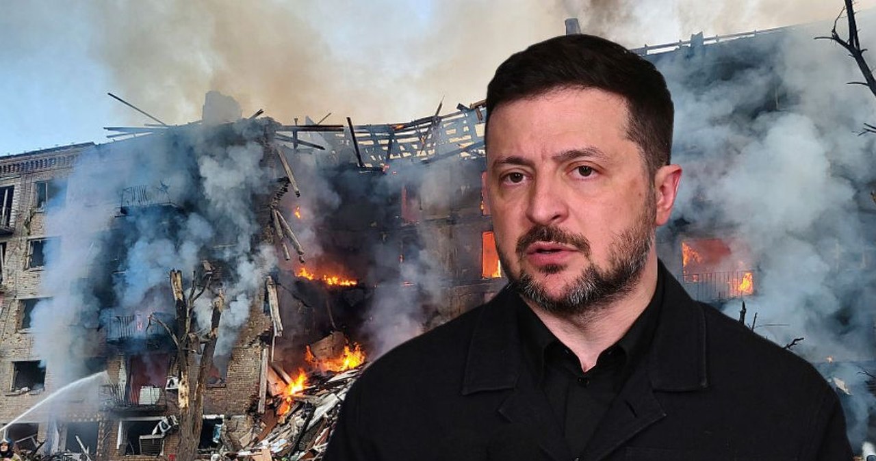 Wojna na Ukrainie. Zełenski podsumował ataki na Kijów. Wielu rannych Wojna na Ukrainie. Zełenski podsumował ataki na Kijów. Wielu rannych