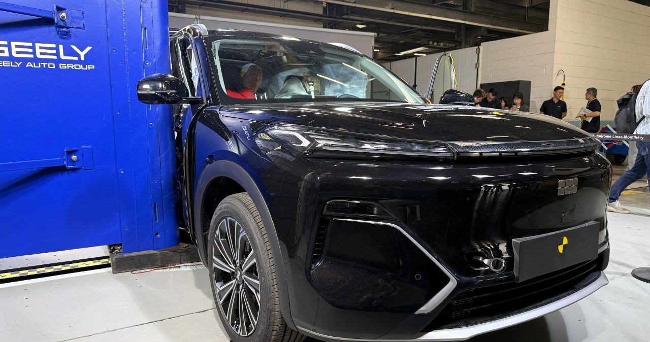 Wbili chińskiego SUV-a w słup. Geely rzuca wyzwanie Euro NCAP