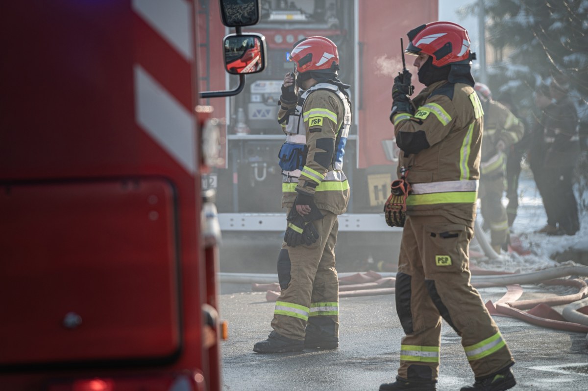 Pożar składowiska opon w Wielkopolsce. Jest apel do mieszkańców